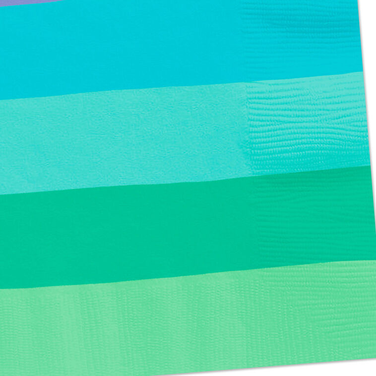 Hallmark Cool Ombré Stripe Dinner Napkins Set Of 16