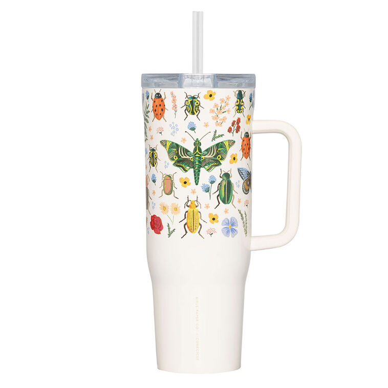Hallmark Corkcicle Rifle Paper Co. Curio Stainless Steel Cruiser Cup 40 Oz