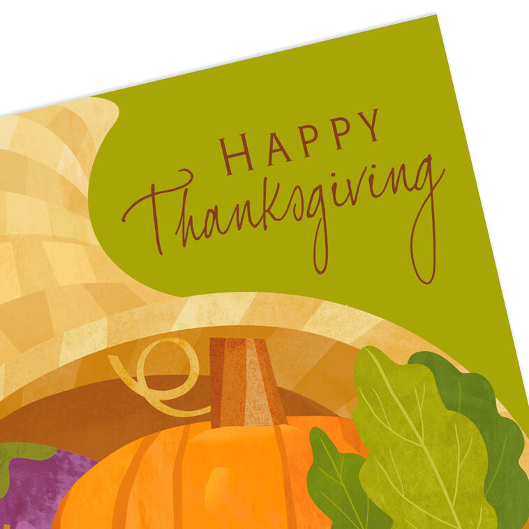 Hallmark Cornucopia Happy Thanksgiving Cards Pack Of 6