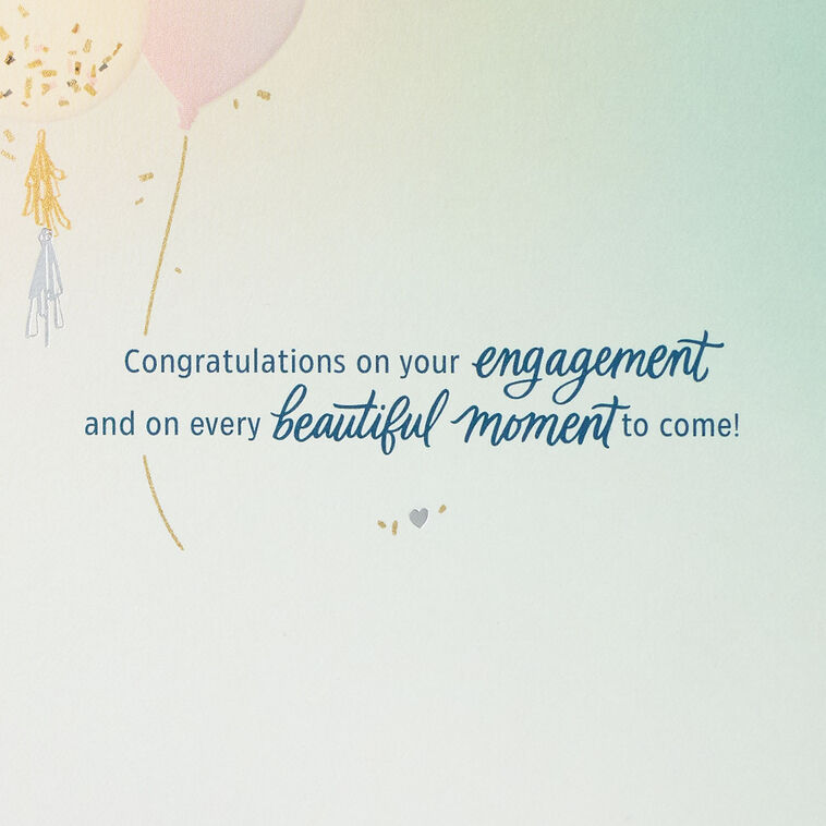 Hallmark Couldn't Be Happier For You Engagement Card