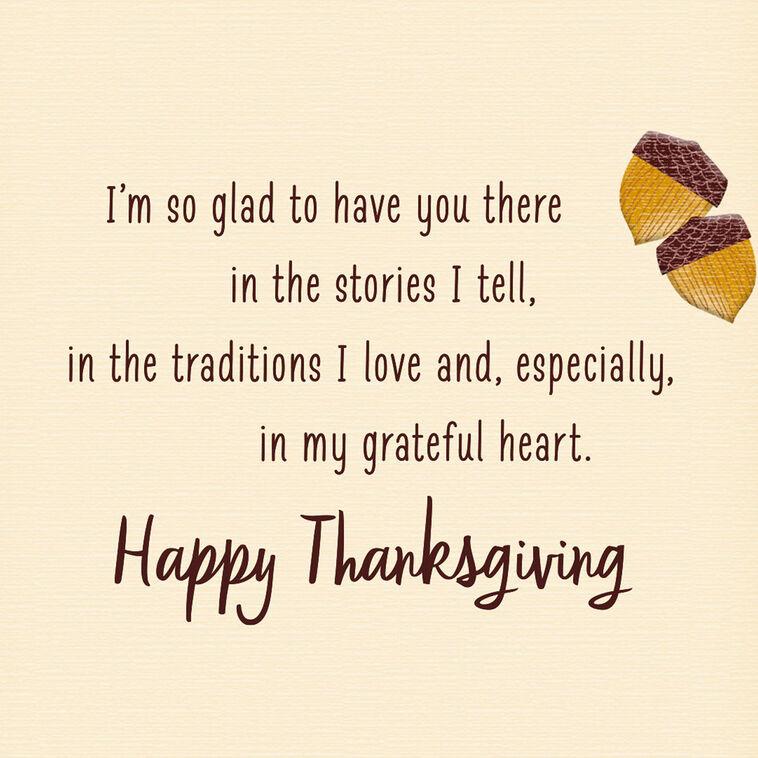 Hallmark Counting You In My Blessings Thanksgiving Card For Mom And Dad