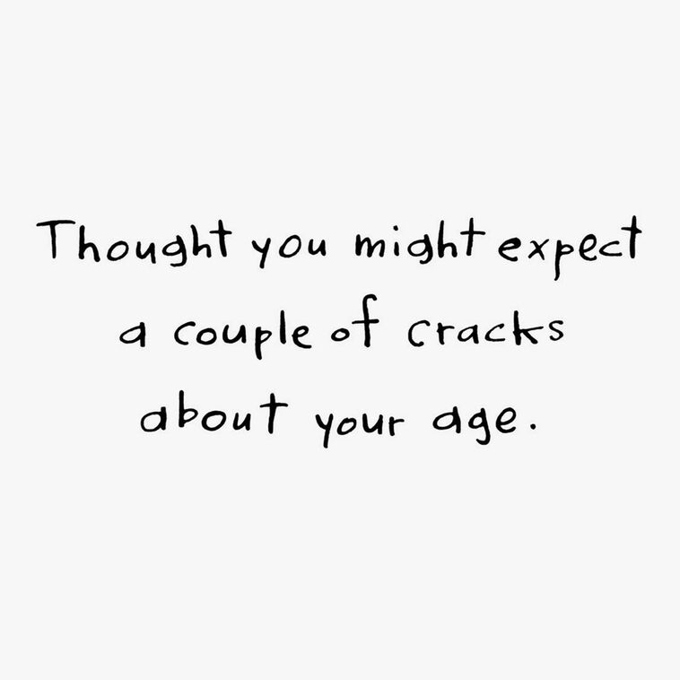 Hallmark Couple Of Cracks About Your Age Funny Birthday Card