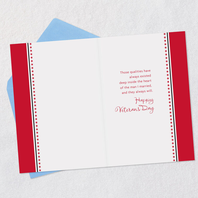 Hallmark Courageous Heart Veterans Day Card For Husband