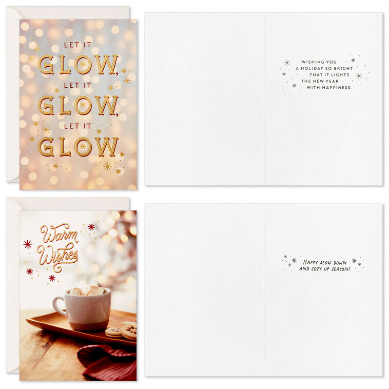 Hallmark Cozy Christmas Boxed Christmas Cards Assortment Pack Of 16
