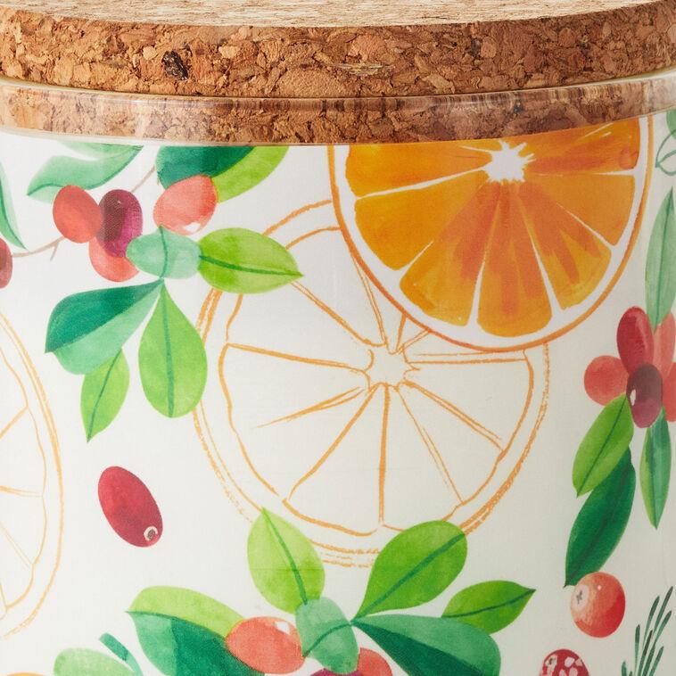 Hallmark Cranberry And Orange Peel Scented 2-Wick Jar Candle 14.5 Oz