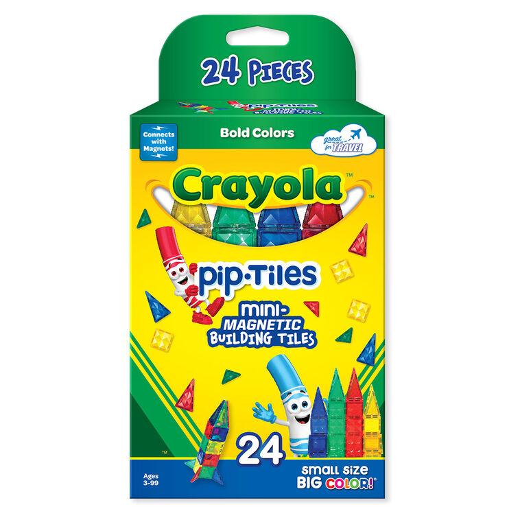 hallmark Crayola Magnetic Mini Pip-Tiles Set 24 pieces