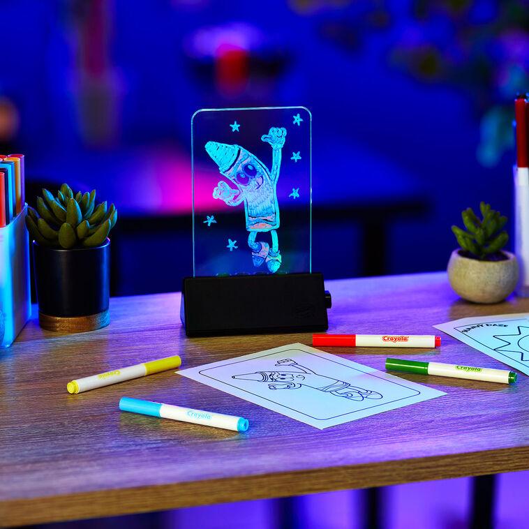 Hallmark Crayola Multi-Color Light Board With Markers