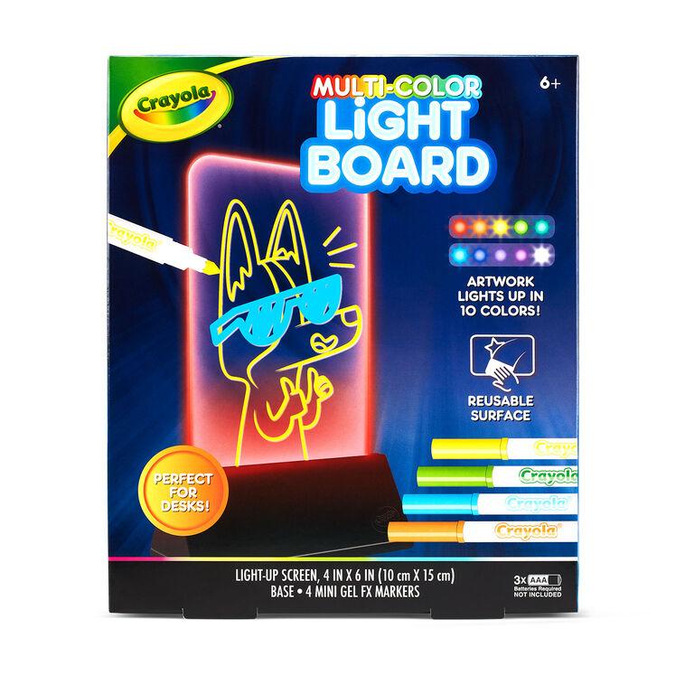 Hallmark Crayola Multi-Color Light Board With Markers