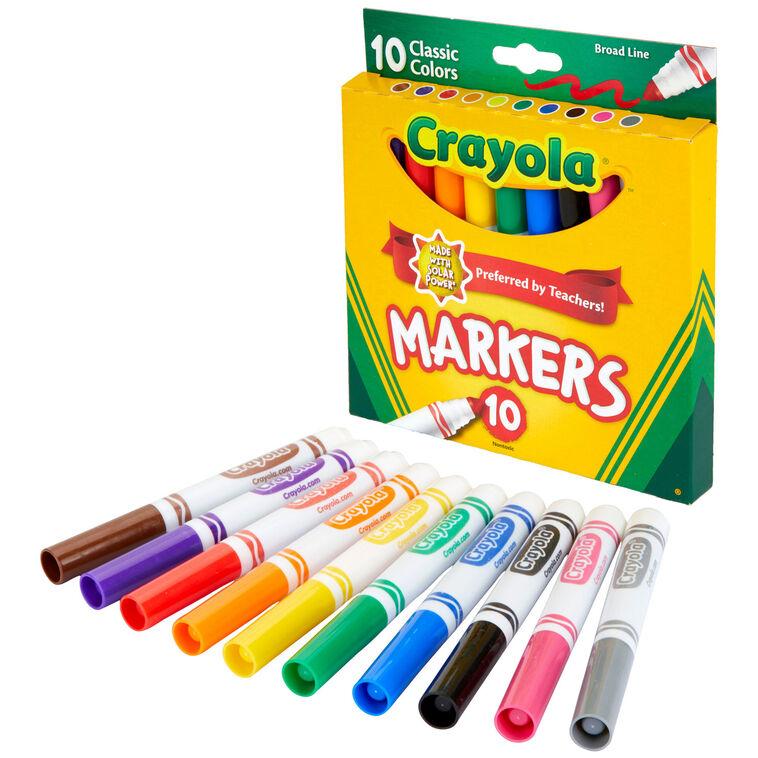 Hallmark Crayola® Classic Colors Broad Line Markers 10-Count