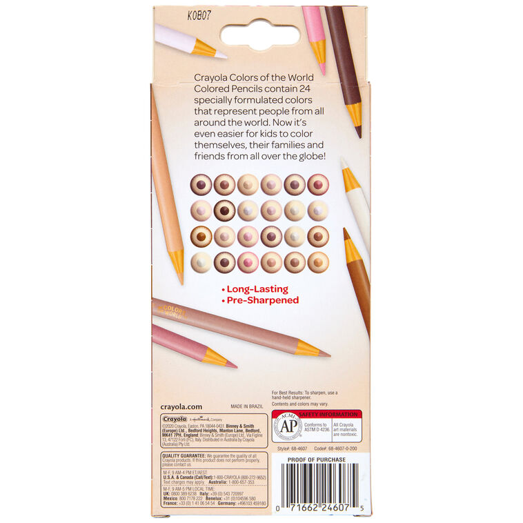 Hallmark Crayola® Colors Of The World Colored Pencils 24-Count