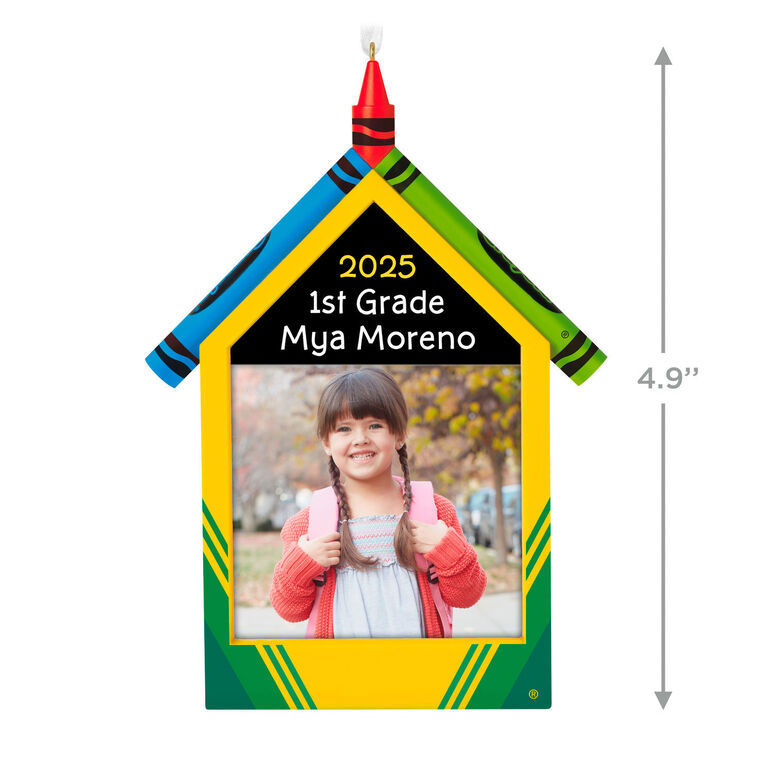Hallmark Crayola® Schoolhouse Personalized Ornament Custom Photo And Text