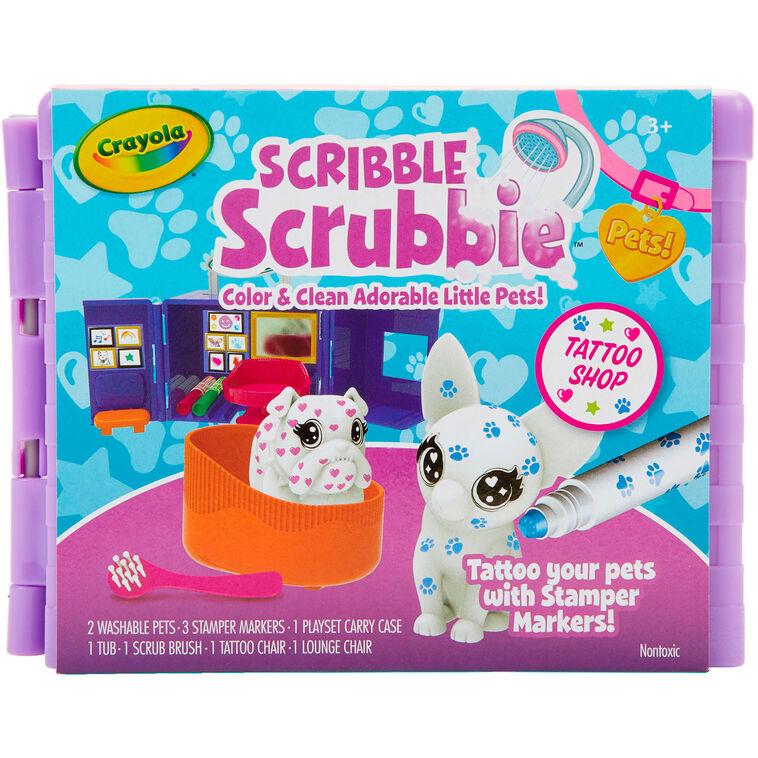 hallmark Crayola® Scribble Scrubbie Pets Tattoo Shop Play Set