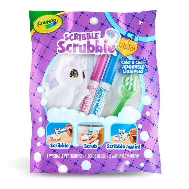 Hallmark Crayola Scribble Scrubbie New Pets Coloring Set