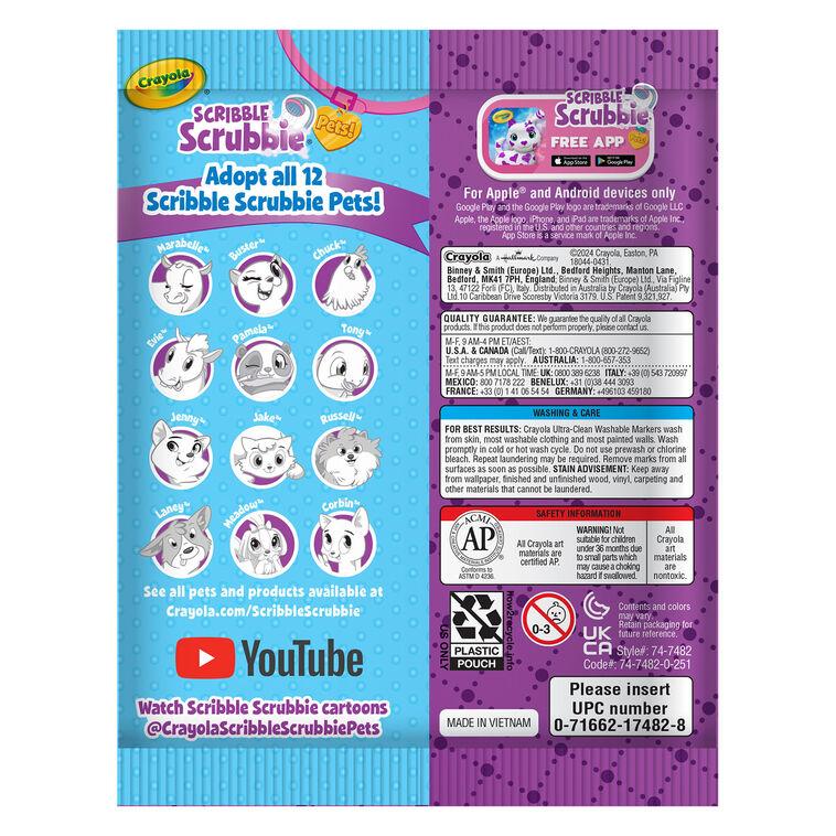 Hallmark Crayola Scribble Scrubbie New Pets Coloring Set