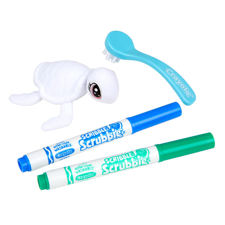 hallmark Crayola Scribble Scrubbie Ocean Pets Coloring Set