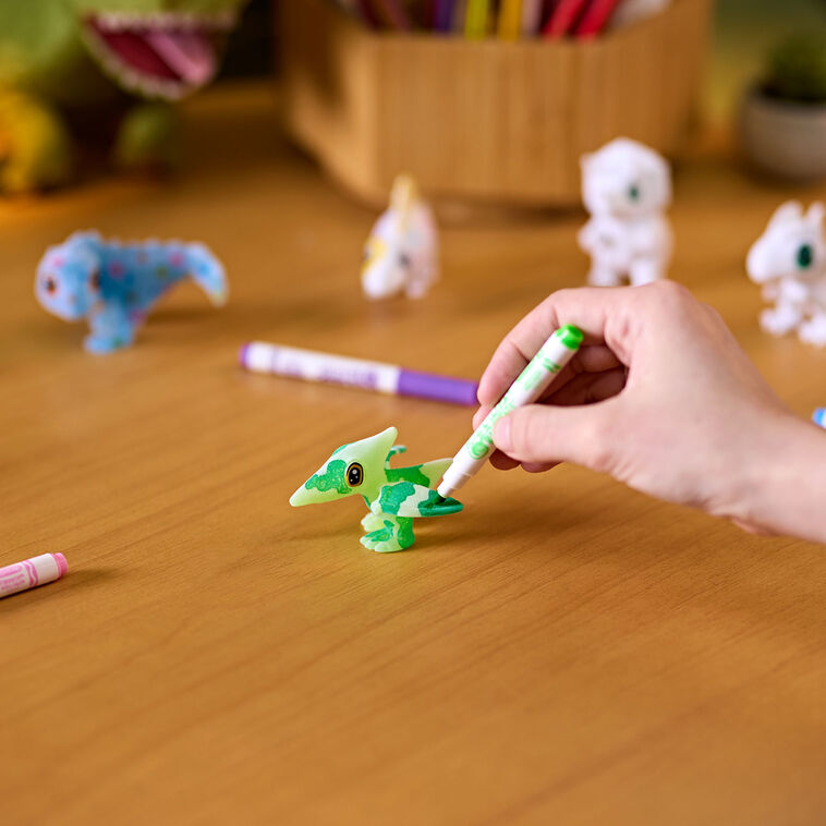 Hallmark Crayola Scribble Scrubbies Glow Dinosaur Pets