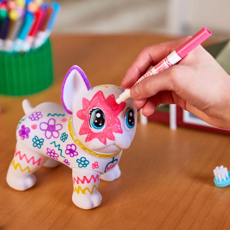 Hallmark Crayola Scribble Scrubbies Wilbur Jumbo Dog Coloring Set