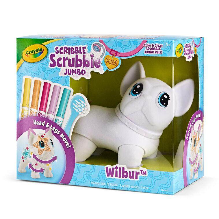 Hallmark Crayola Scribble Scrubbies Wilbur Jumbo Dog Coloring Set