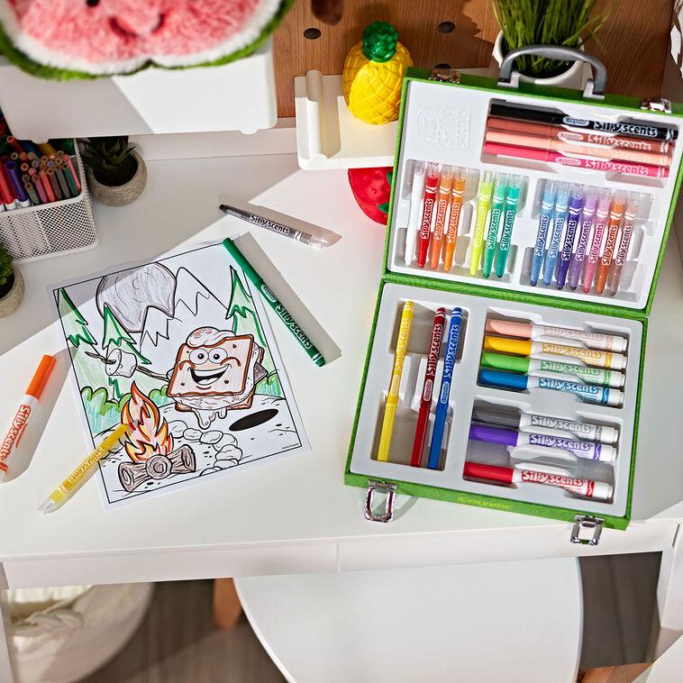 Hallmark Crayola Silly Scents Smash-Ups Mini Art Case