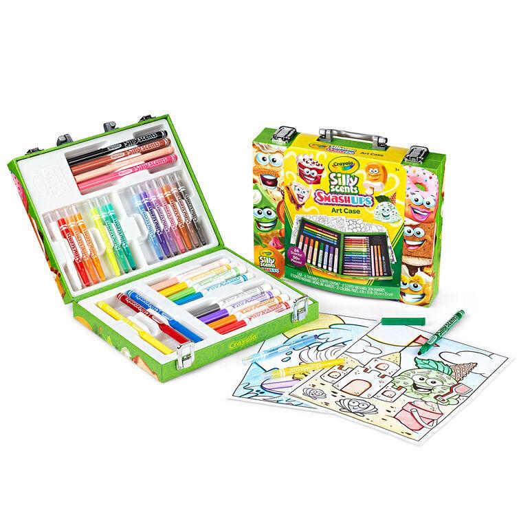 hallmark Crayola Silly Scents Smash-Ups Mini Art Case