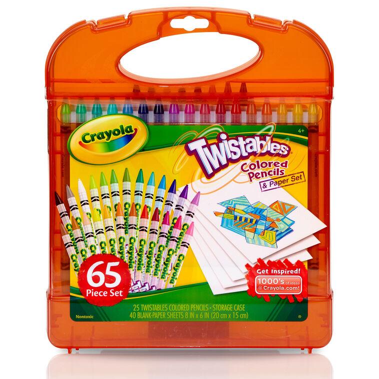 Hallmark Crayola Twistables Colored Pencils And Paper Set