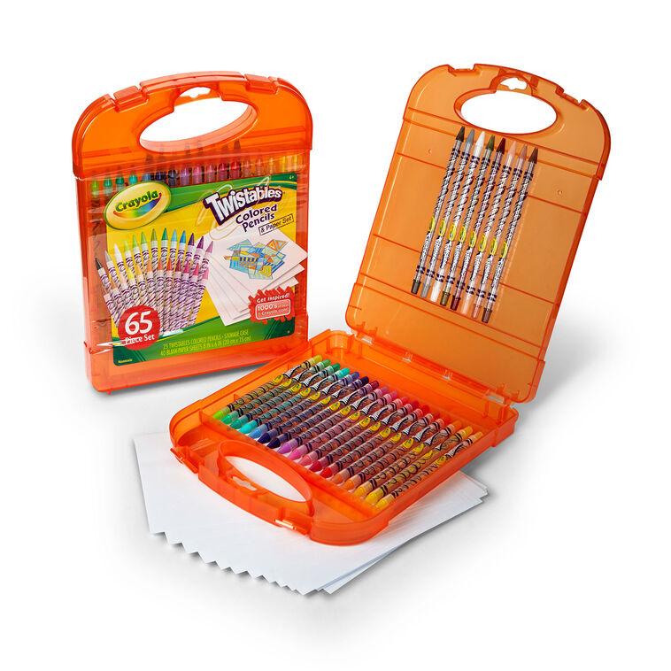 hallmark Crayola Twistables Colored Pencils and Paper Set