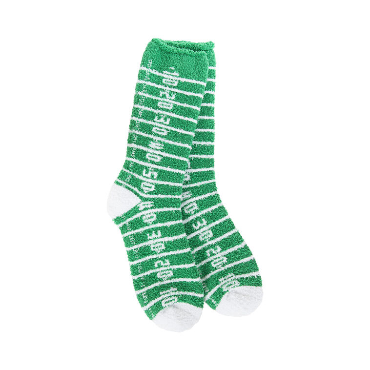 hallmark Crescent Sock Company Cozy Football Field Crew Socks