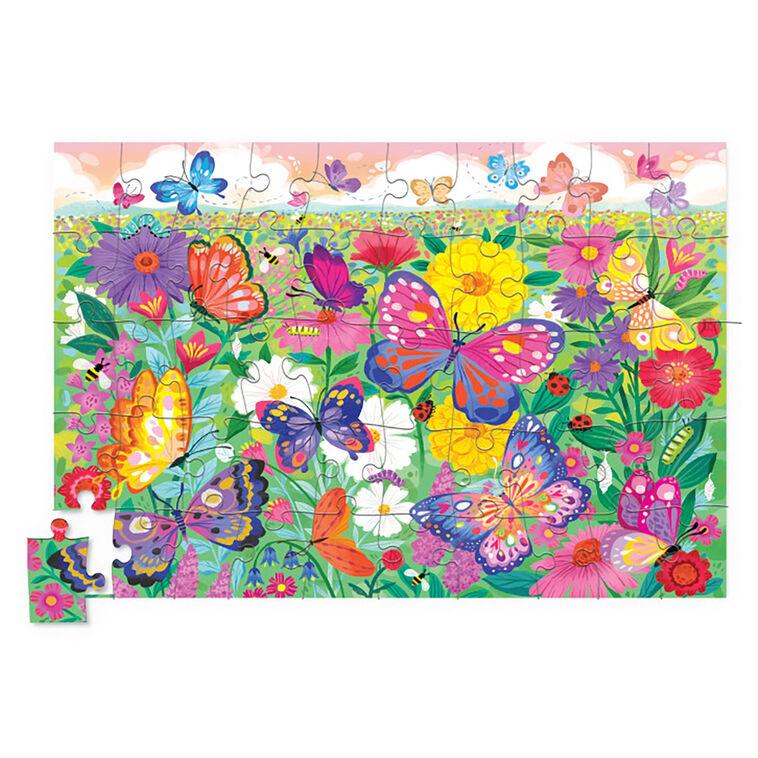 Hallmark Crocodile Creek Holographic Butterflies 50-Piece Jigsaw Puzzle