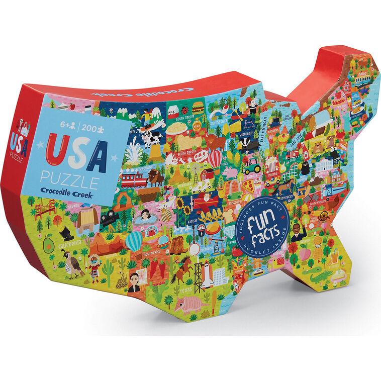 hallmark Crocodile Creek USA 200-Piece Jigsaw Puzzle
