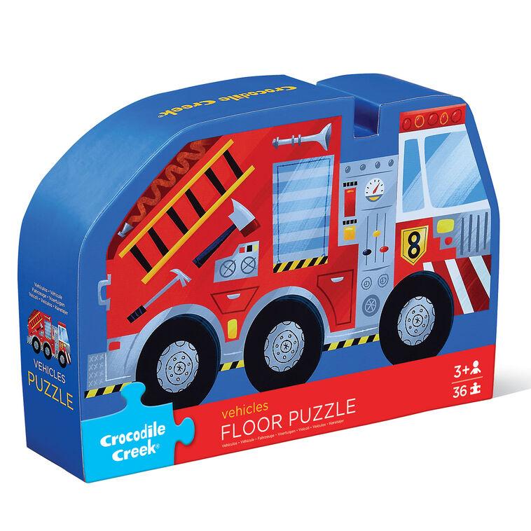 hallmark Crocodile Creek Vehicles 36-Piece Floor Puzzle