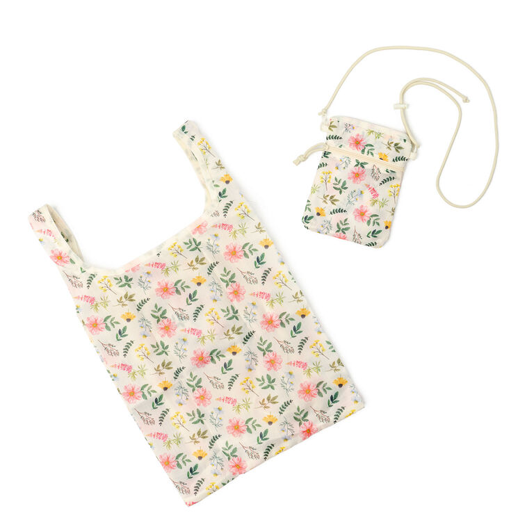 Hallmark Crush Floral Print Convertible Crossbody Shopping Bag