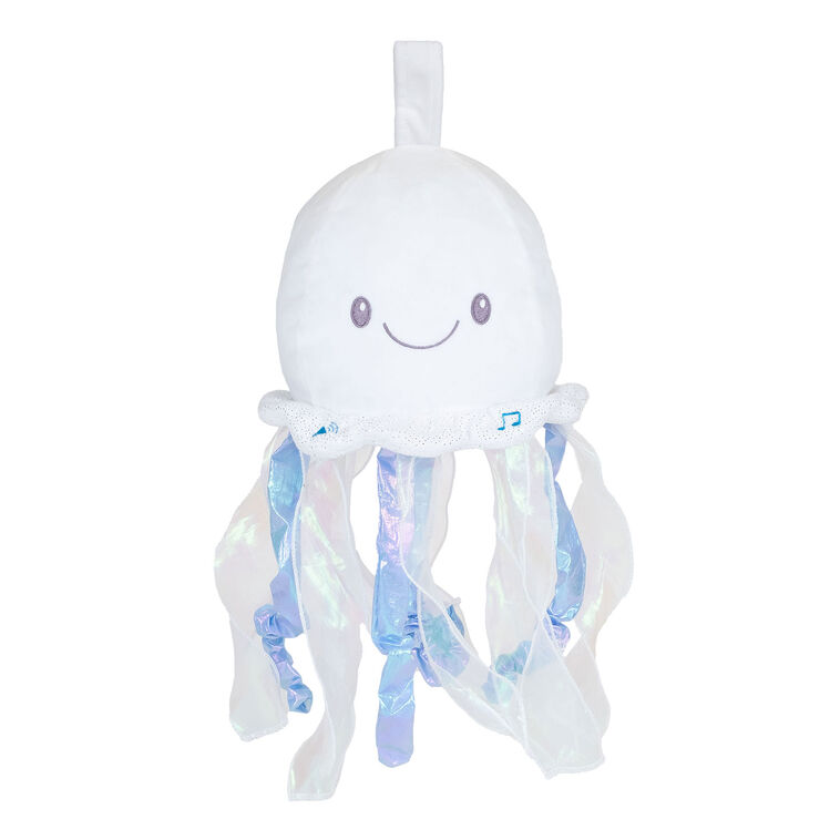 hallmark Cuddle Barn Glimmer Light-Up Musical Jellyfish Plush Toy 12"