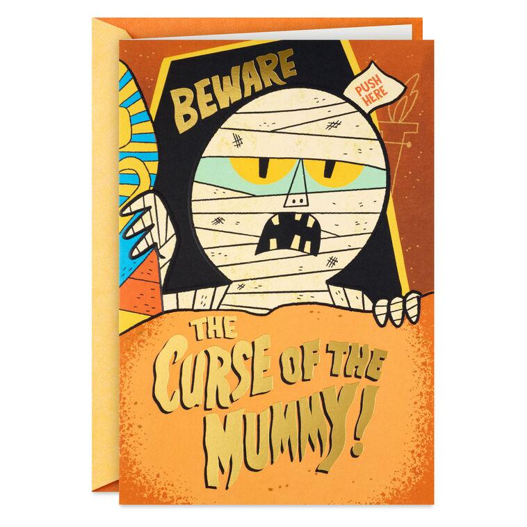 hallmark Cursing Mummy Funny Halloween Card With Sound