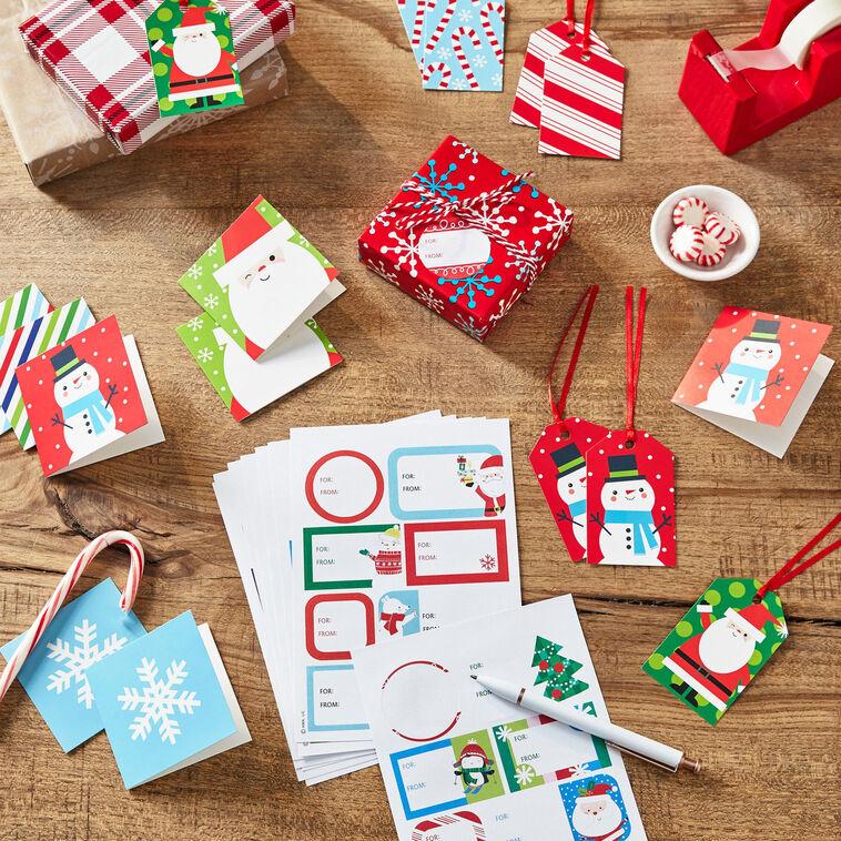 Hallmark Cute And Colorful Christmas Gift Tag Kit Set Of 80