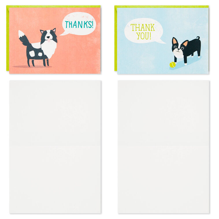 Hallmark Cute Dogs Assortment Blank Thank-You Notes Pack Of 48
