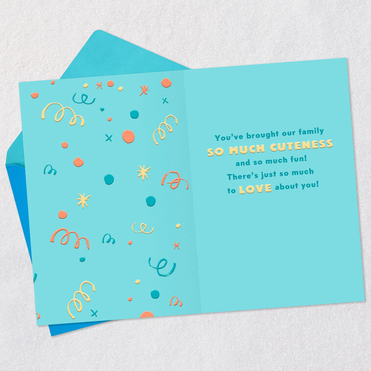 Hallmark Cute Giraffe 1st Birthday Card For Great-Grandson