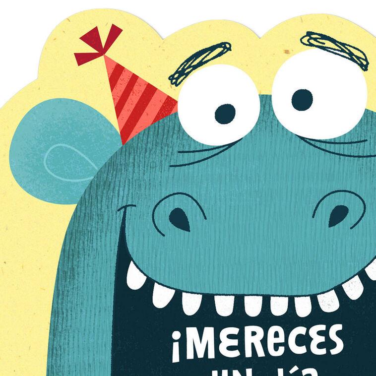 Hallmark Cute Party Monster Spanish-Language Birthday Card