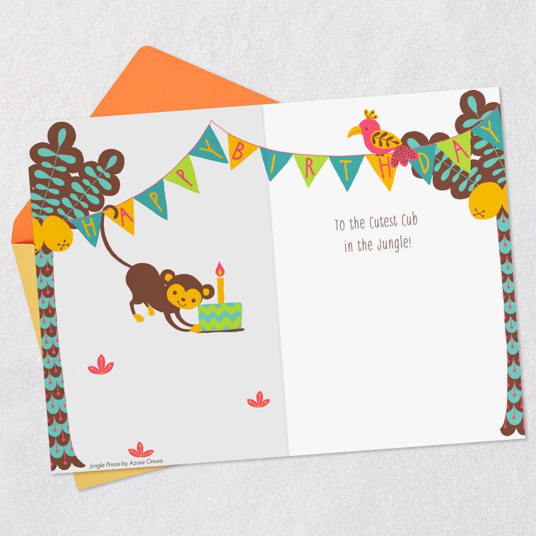 Hallmark Cutest Cub In The Jungle First Birthday Card For Boys