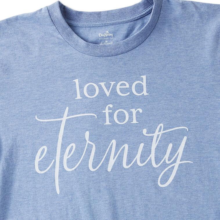 Hallmark DaySpring Loved For Eternity Heather Slate T-Shirt