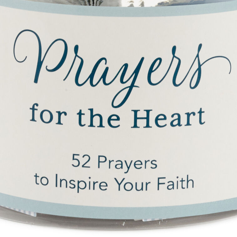 Hallmark DaySpring Prayers For The Heart Jar With 52 Prayer Cards