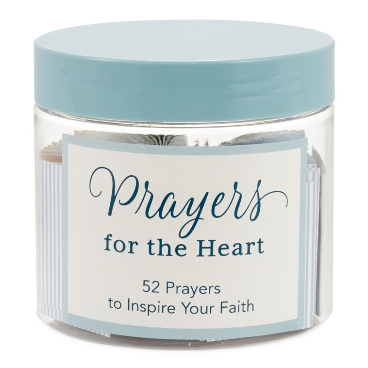 hallmark DaySpring Prayers for the Heart Jar With 52 Prayer Cards