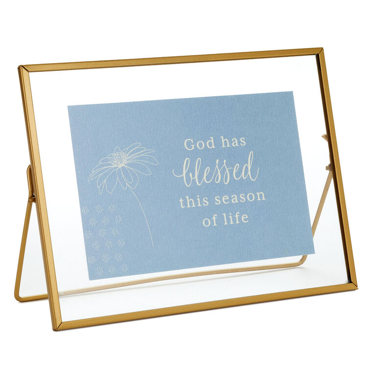 hallmark DaySpring Season of Life Floating Framed Sentiment