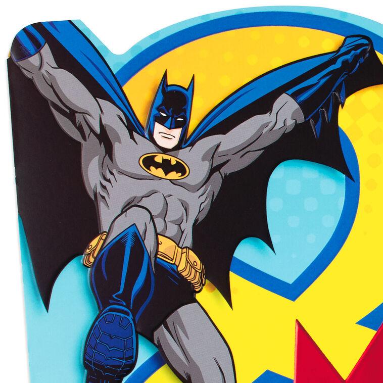 Hallmark DC Comics™ Batman™ Spanish-Language 8th Birthday Card With Stickers