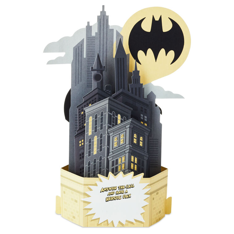 Hallmark DC™ Batman™ Have A Heroic Day 3D Pop-Up Card