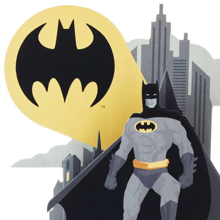 Hallmark DC™ Batman™ Have A Heroic Day 3D Pop-Up Card
