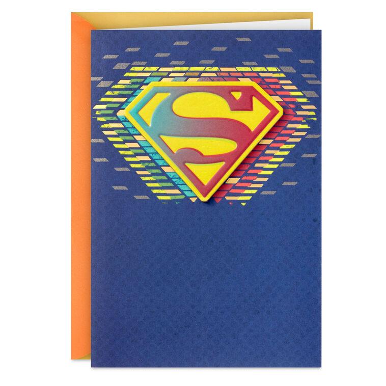 hallmark DC™ Superman™ Fearless Force Birthday Card
