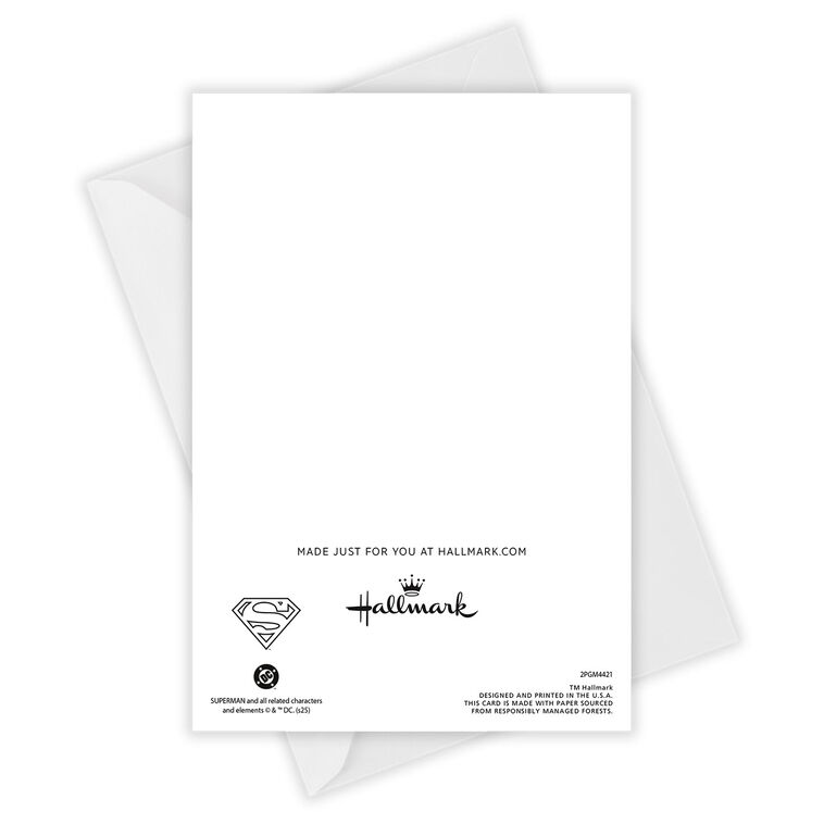 Hallmark DC™ Superman™ Real Hero Custom Birthday Card