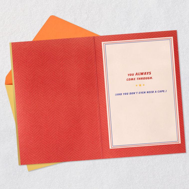 Hallmark DC™ Superman™ You Always Come Through Friendship Card