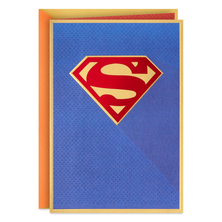hallmark DC™ Superman™ You Always Come Through Friendship Card