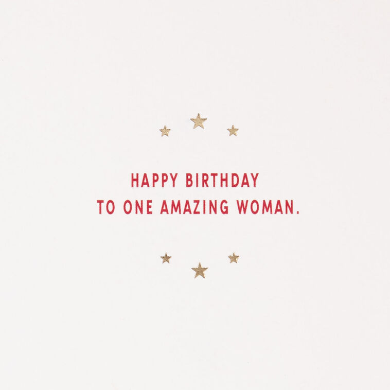 Hallmark DC™ Wonder Woman™ One Amazing Woman Birthday Card